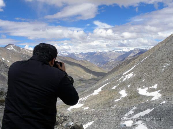 View from Khardung La top in Leh - Ladakh