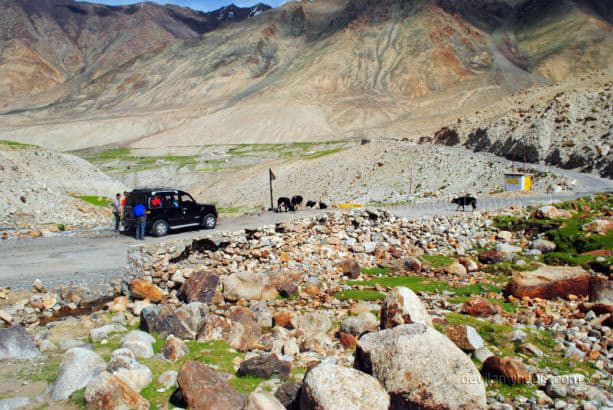 Views near Khardung village in Leh - Ladakh