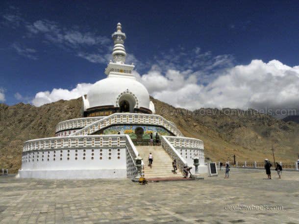 Shanti Stupa in Leh - Ladakh