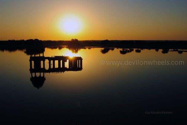 Sunrise at Gadisar Lake, Jaiselmer