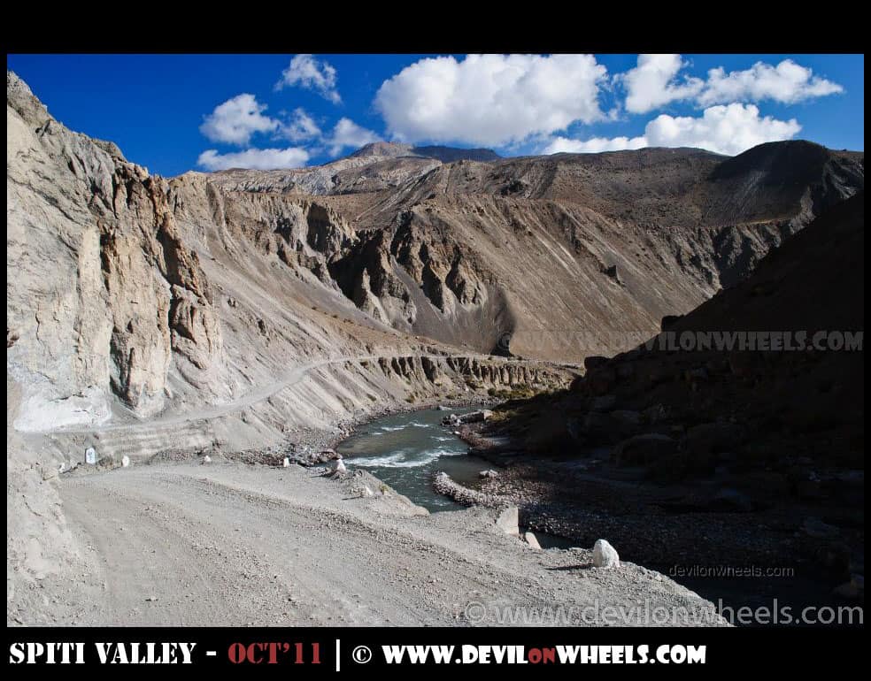 Views between Kaza and Tabo in Spiti Valley