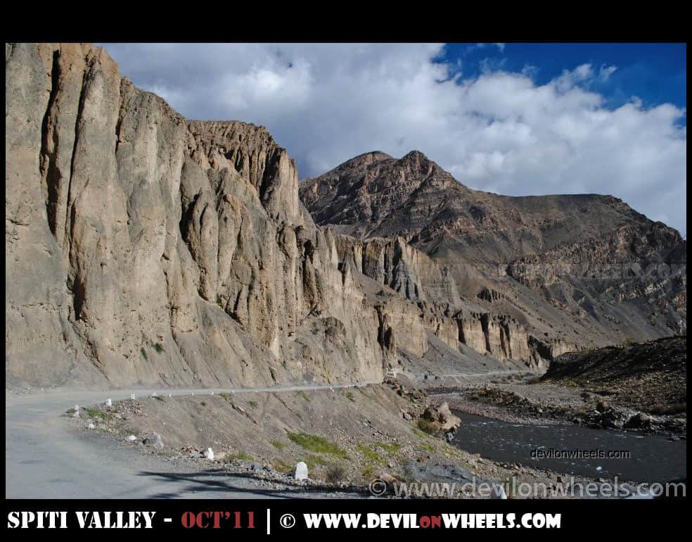 Views between Kaza and Tabo in Spiti Valley