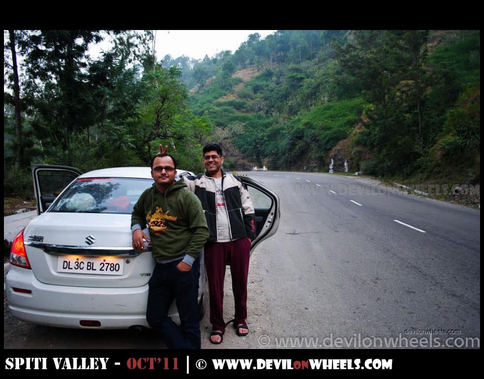 Drive from Delhi to Shimla