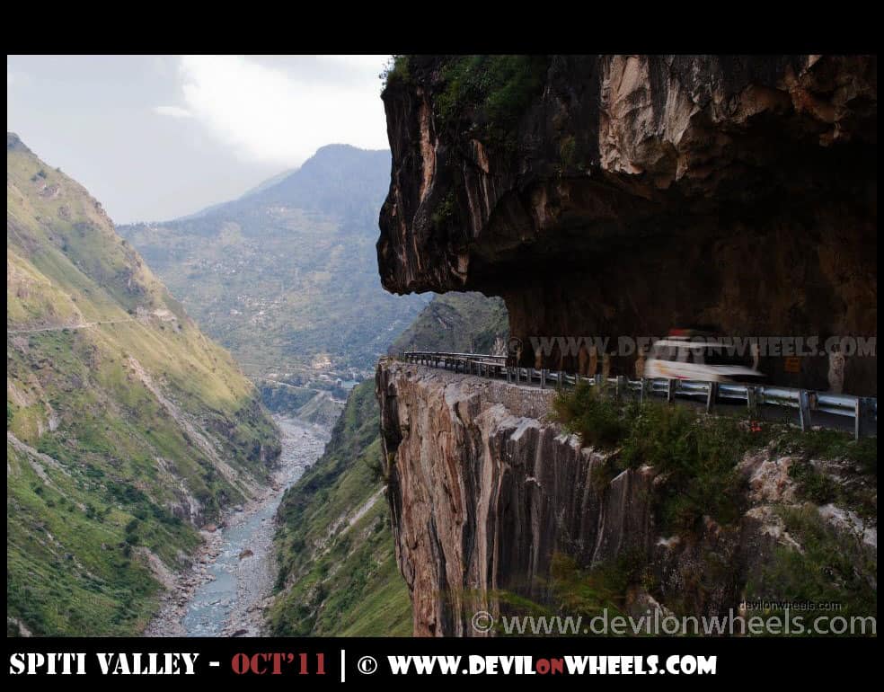 Hindustan Tibet Highway in Kinnaur Valley