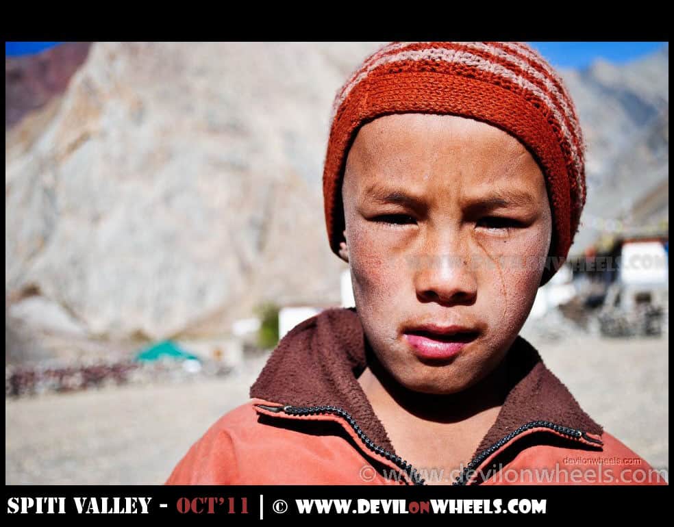 Child at Mud Village in Pin Valley