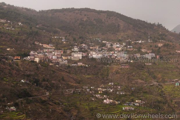 Views of Guptkashi from Ukhimath