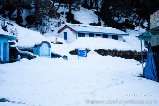 View from Chopta Snow Trek