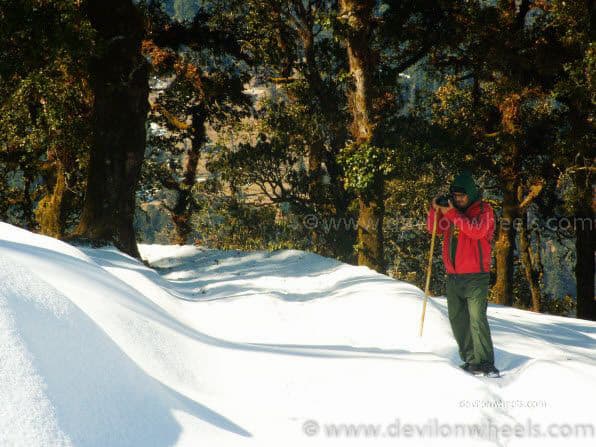 Dheeraj Sharma on Chopta - Tungnath Snow Trek