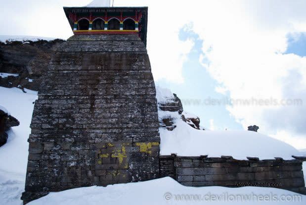 Tungnath Temple in Snow