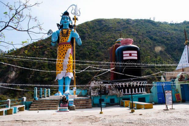 Statue of Lord Shiva near Dev Prayag