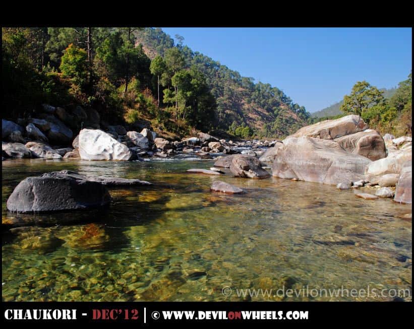 Gomti River near Bageshwar on the way to Kausani