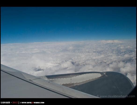 Himalayas from Delhi - Leh Flight...