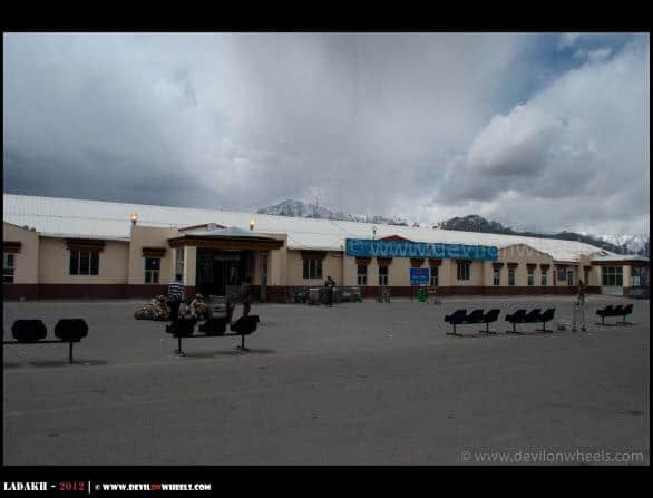 Kushok Bakula Rimpoche Airport at Leh...