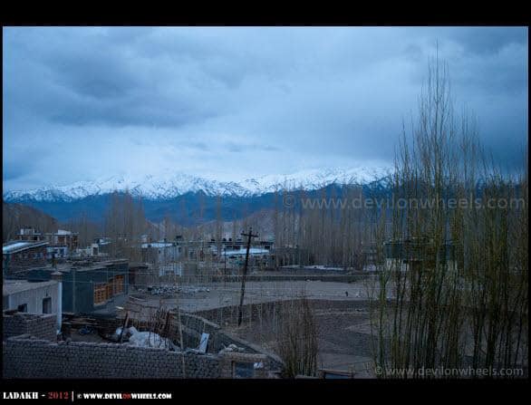A View of Stok Kangri from Glacier View Guest House...