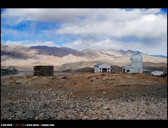 Hanle Observatory at 4500 Mtrs... Highest in the World...
