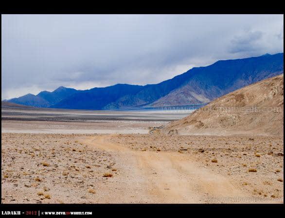 Pangong Tso Lake, The First View from Chusul Side...