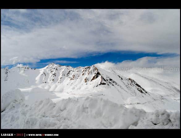 An Ocean of Snow - Khardung La Pass