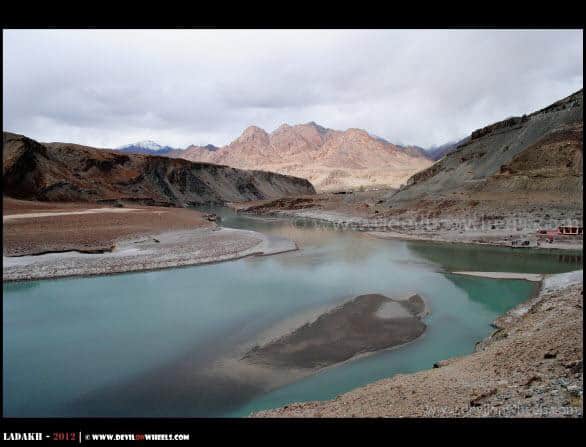 Confluence of Zanskar and Indus River... The Other Side...