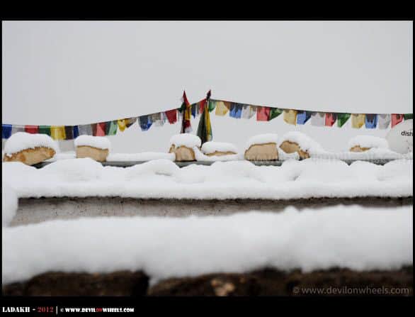 A Snow Whiteout in Leh