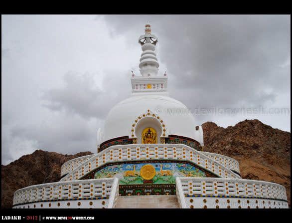 The Symbol of Peace... Shanti Stupa in Leh