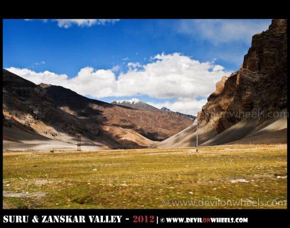 Lovely Colors of Drass Valley Unfolds on Srinagar - Kargil Highway