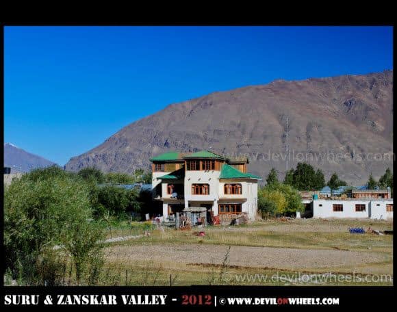 Views of Padum Village in Zanskar