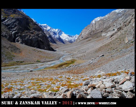 Views from Zongkhul Monastery in Zanskar Valley