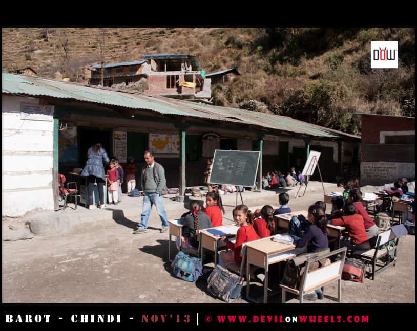 DoW Causes at a Priamry School in Luhardi Village, Himachal