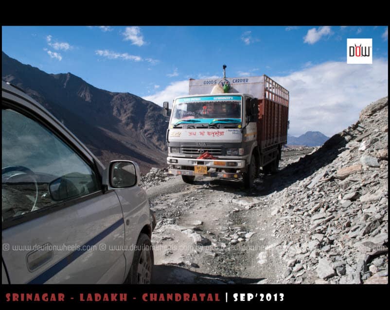Almost Crashed ;) ... On the way to Kunzum Pass