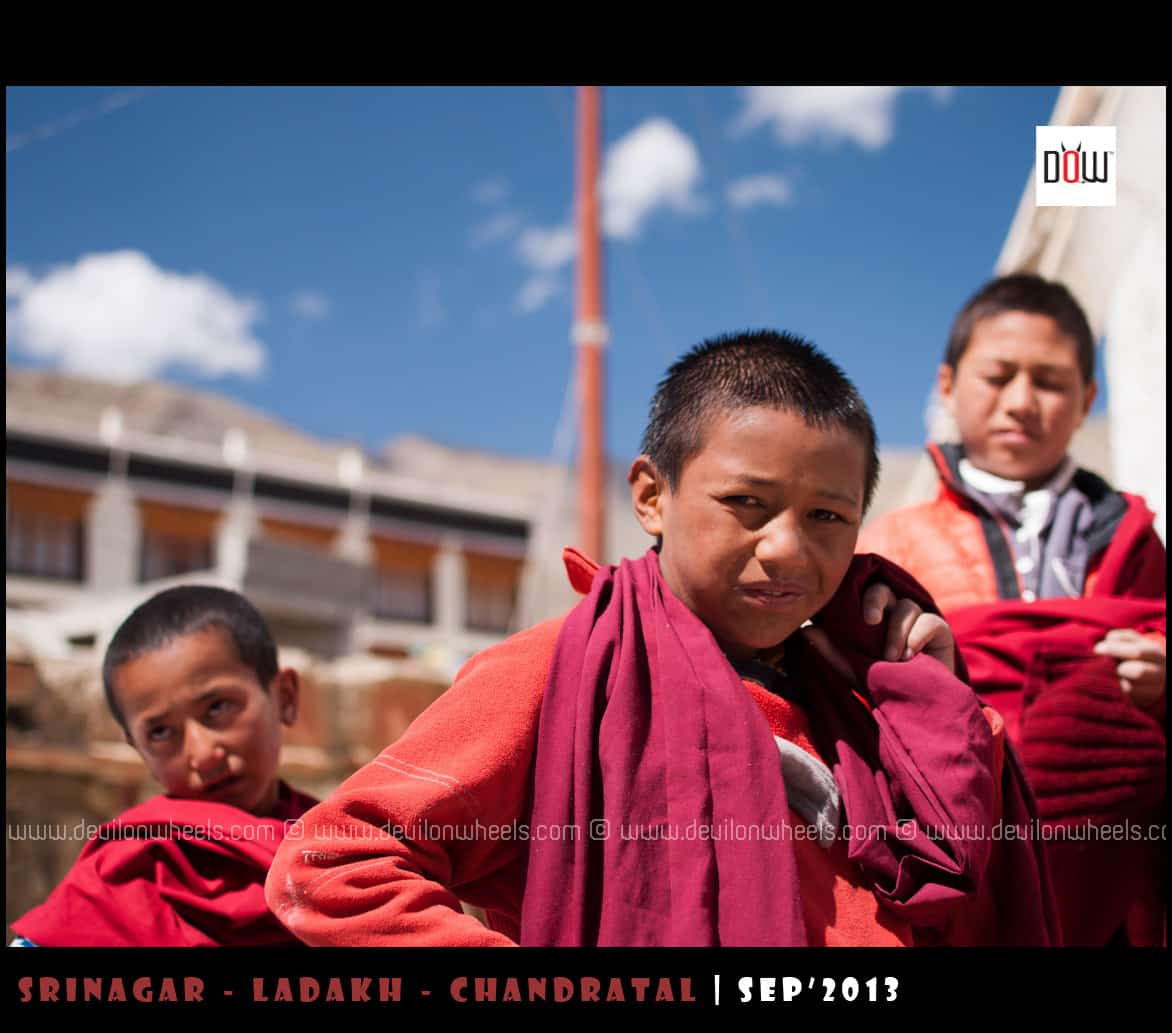Lama Kids at Lamayuru Monastery