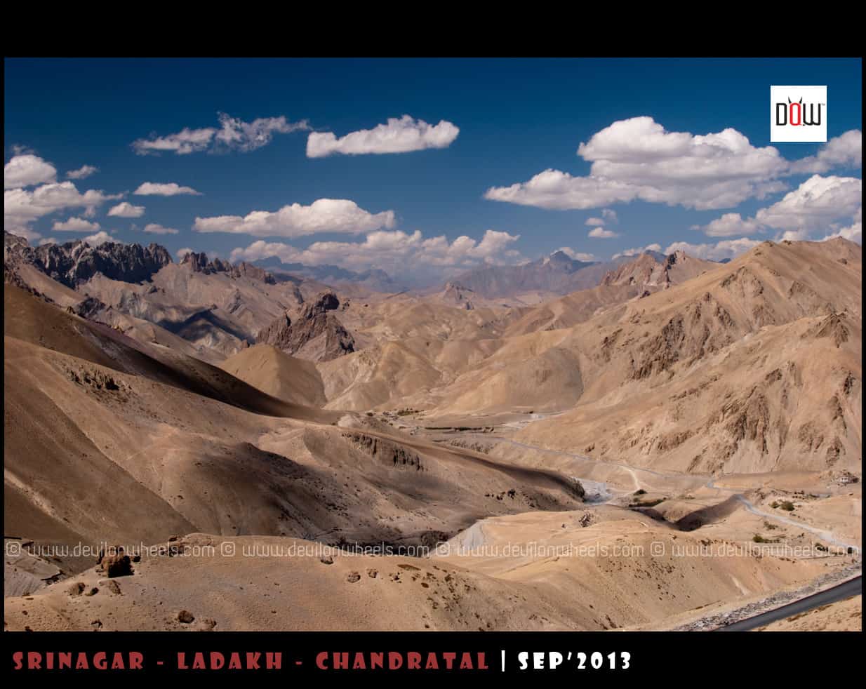 The Layers of Barren yet Beautiful Landscape on Srinagar - Leh Highway