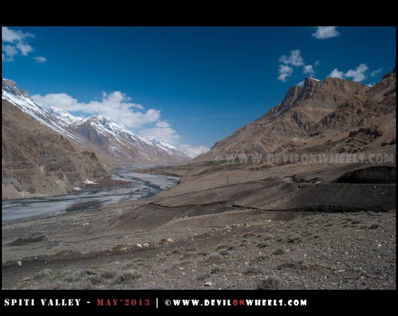 And the valley widens towards Kaza
