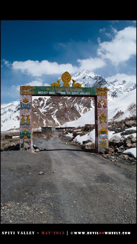 Most Welcome to Spiti Valley
