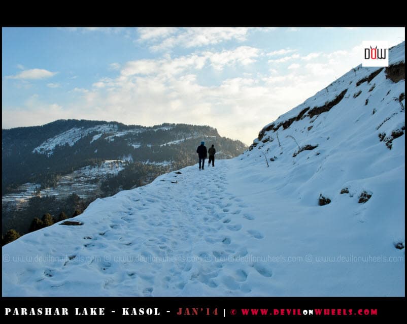 Walking the Deep Snow Path to Prashar Lake