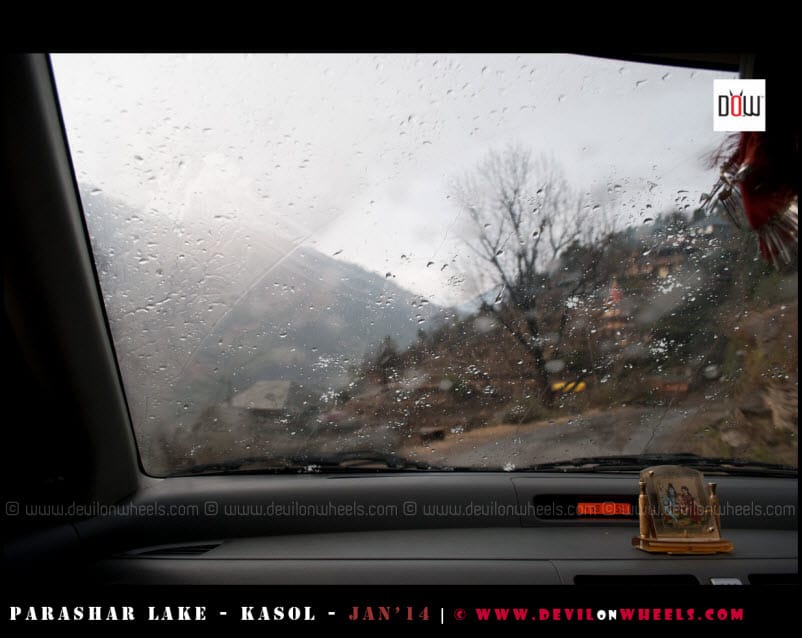 Rains, Hailstorm, Snow - All on the way to Kasol