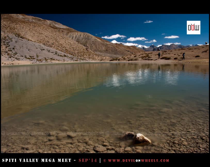 Dhankar Lake, reflecting colors of heaven