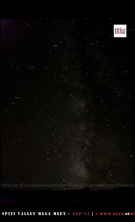 My first attempt to capture Milky Way from Mane Village