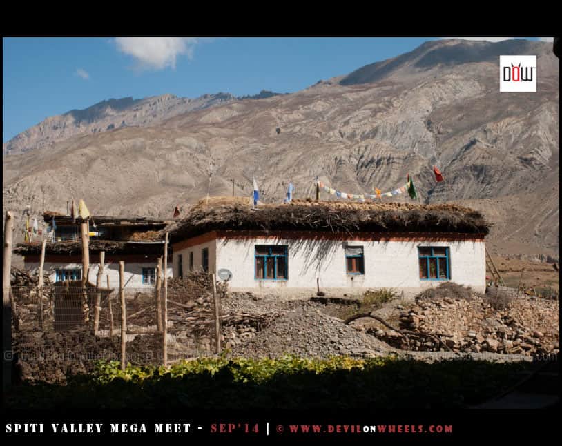 A local house in Mane Gongma Village, Spiti Valley
