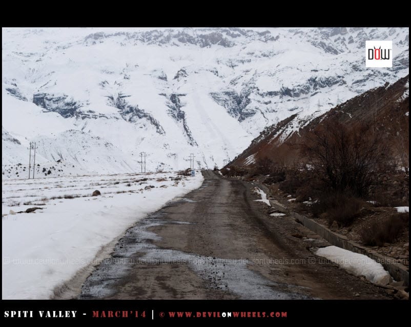 The Road to Kaza from Tabo