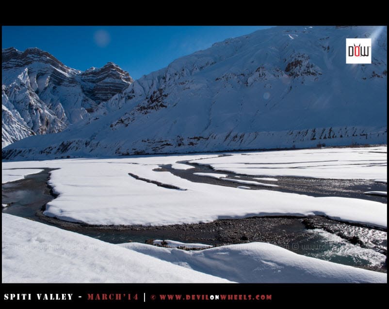 Those Frozen Moments from Spiti River
