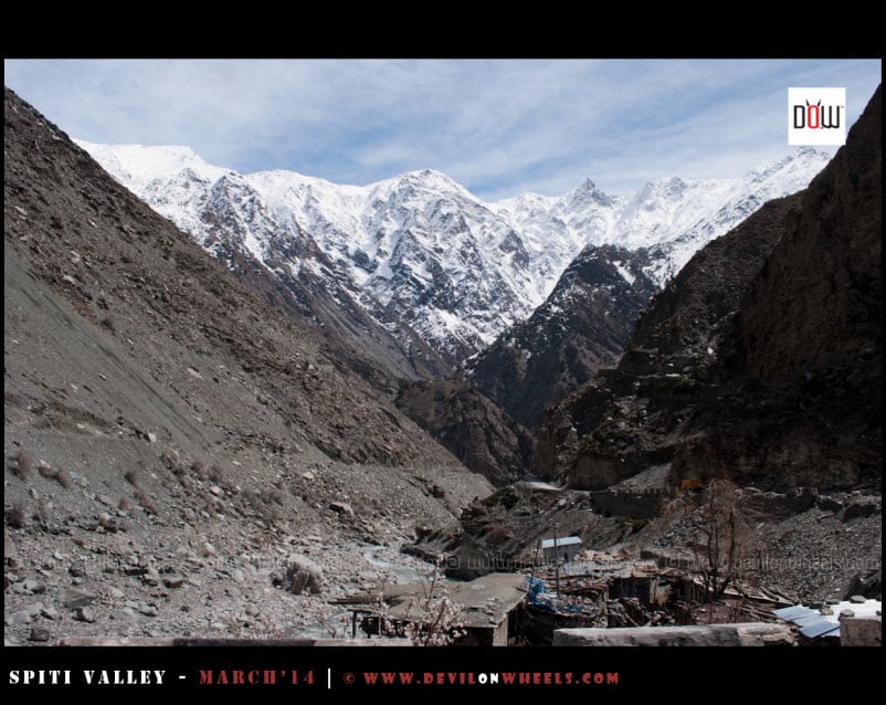 That looks like Kinner Kailash range as we near Jangi