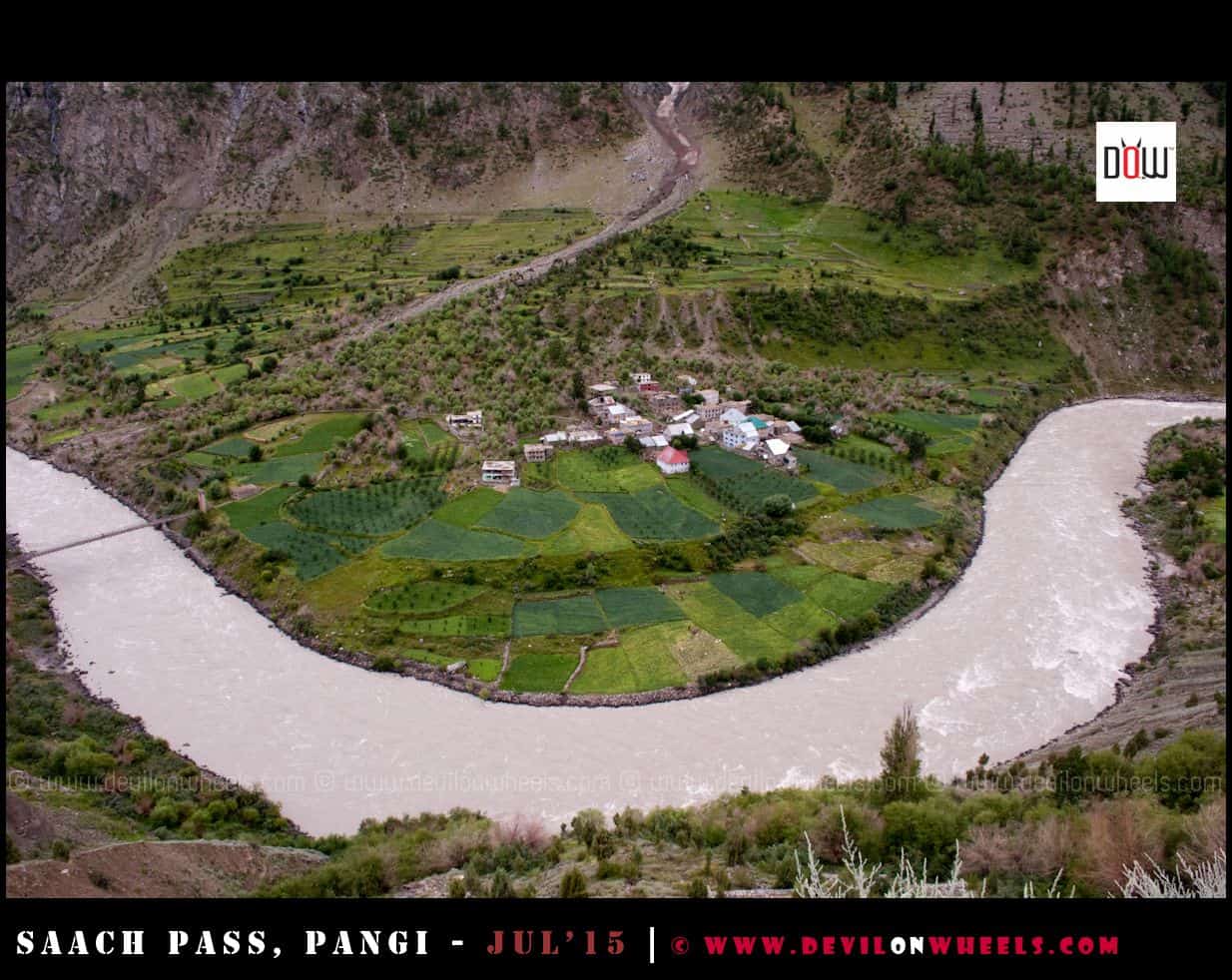 An amazingly beautiful village in Lahaul Valley
