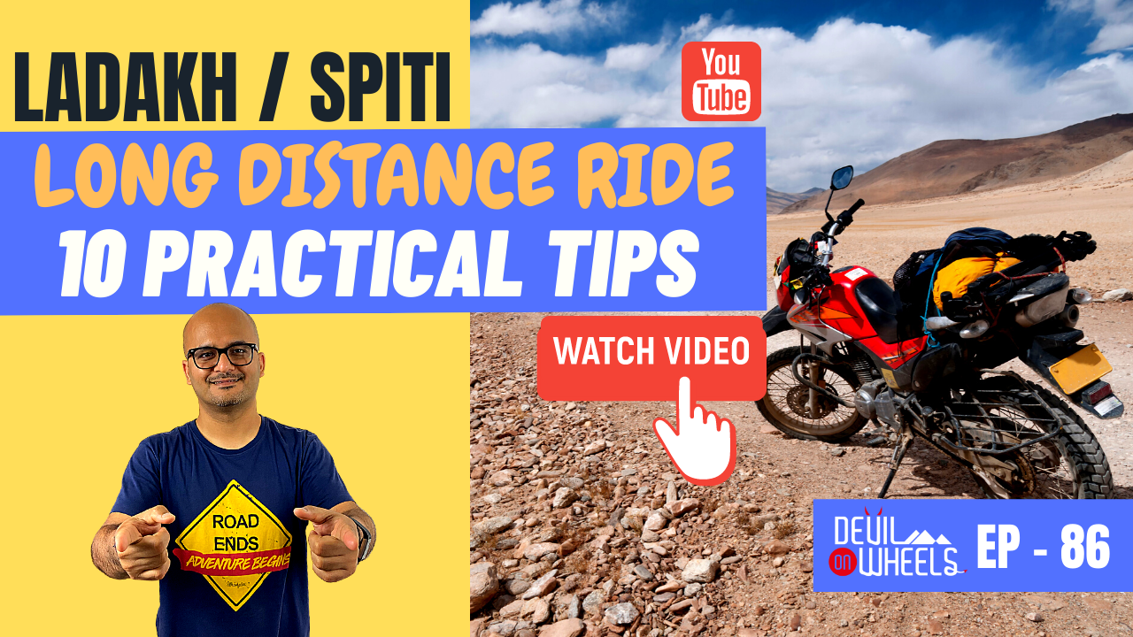 What are tips for long-distance bike ride in Ladakh or Spiti? [10 Practical Tips]