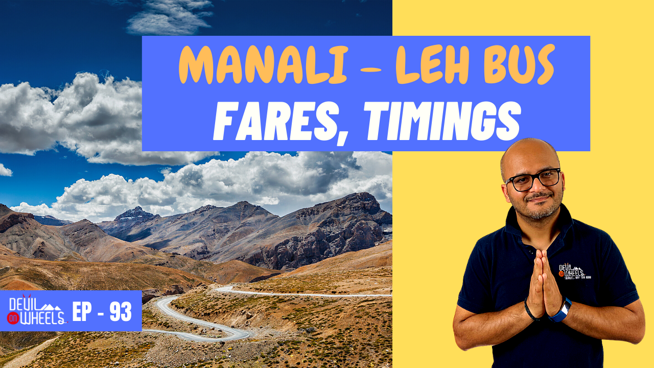 Is there any bus service from Manali to Leh or Delhi to Leh?