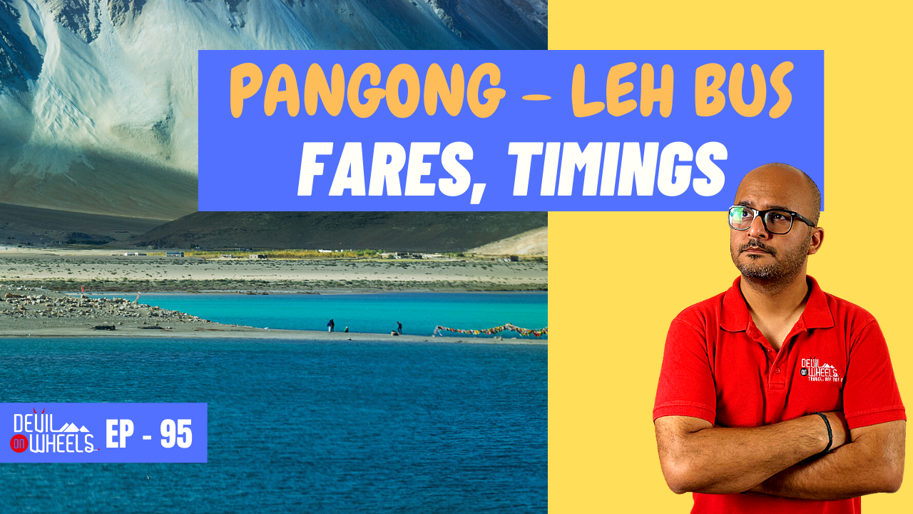 Is there any bus service from Leh to Pangong Lake?